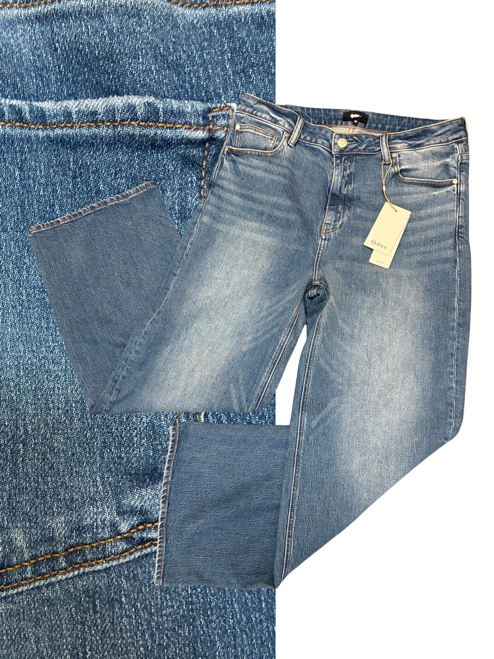 NWT Quince Wide Leg Jeans Size 14